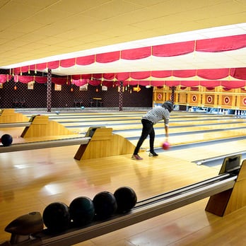 picture of someone bowling